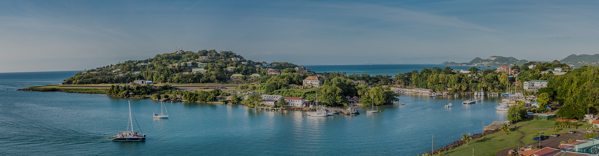 Landmark photograph of St. Lucia